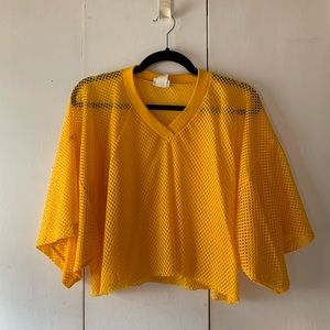 Urban Outfitters Mesh Nylon Crop Top
